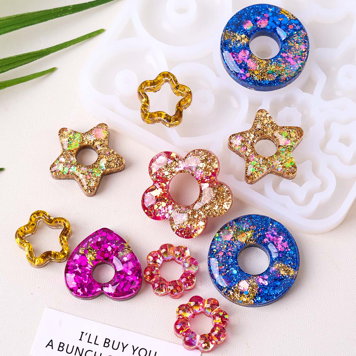 Resin Craft Material - Stampa fatta a mano sulle unghie
