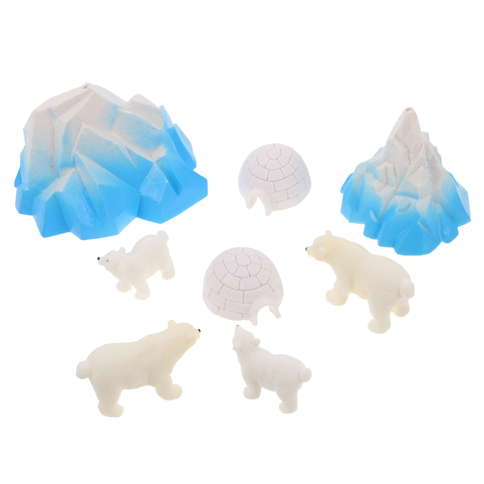 8 Pezzi Mini Orsi Polari in Re - Crafting Resin recensione e prezzo