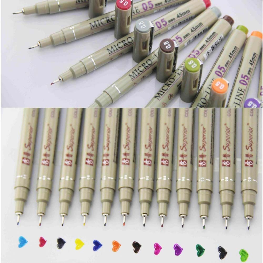 12 colori Penne a punta porosa - Copic Marker Sketch recensione e prezzo