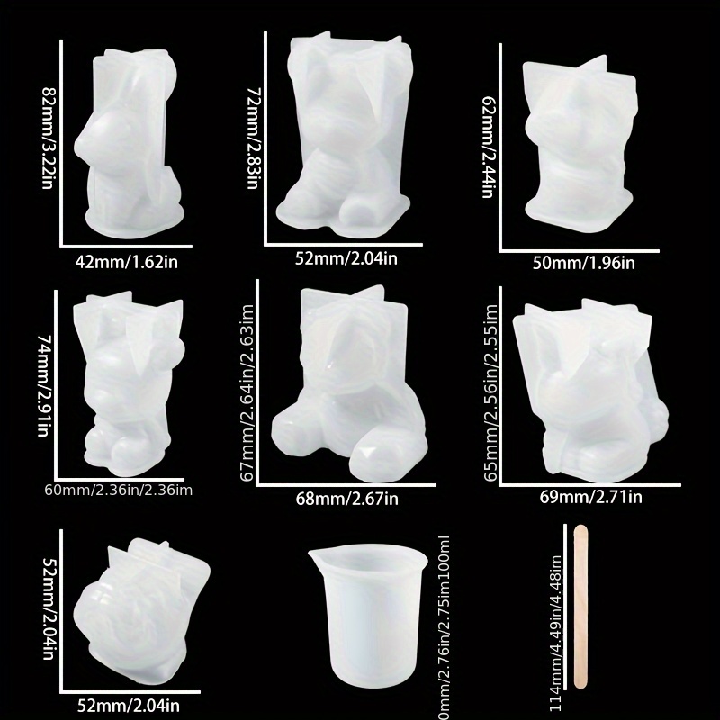 Set di 19 stampi in resina, ad - Resin Craft Kit recensione e prezzo